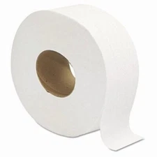 Jumbo 9inch Bath Tissue 2-Ply White 3.3'' Width 12 CNT in BOX Toilet Paper