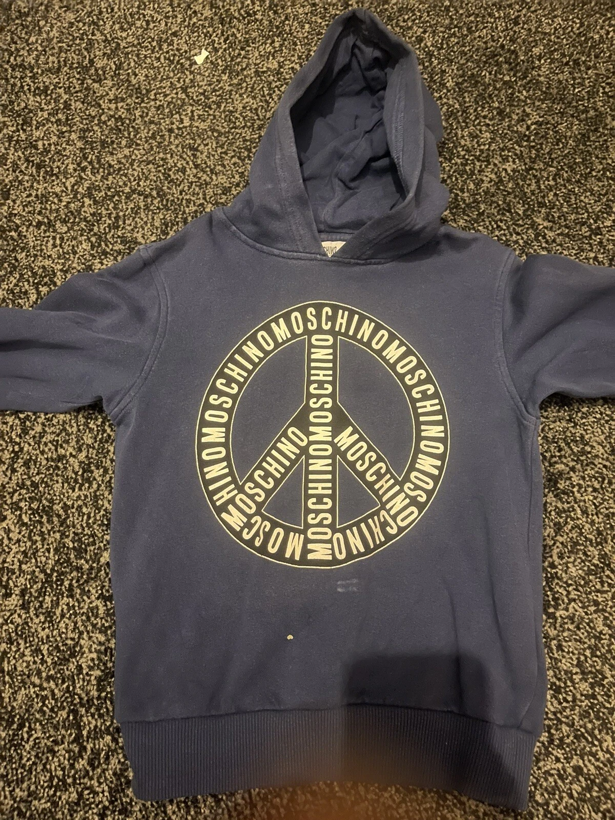 felpa con cappuccio moschino ragazzo