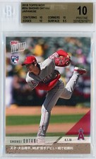 2018 TOPPS NOW MLB #23J SHOHEI OHTANI JAPANESE RC - BGS PRISTINE 10