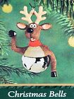 2000 Hallmark Keepsake Miniature Reindeer #6 Series Christmas Bells ornament