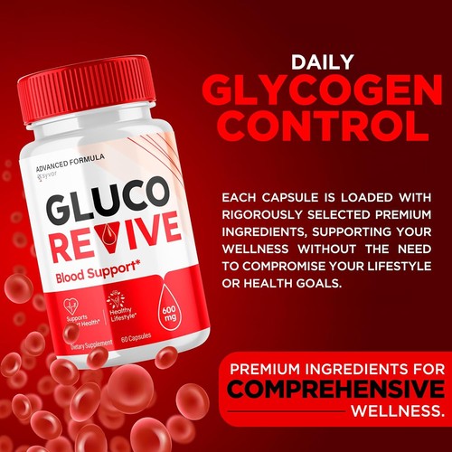Gluco Revive Blood Support GlucoRevive Advanced Glycogen Support 60 Capsules - Picture 5 of 8