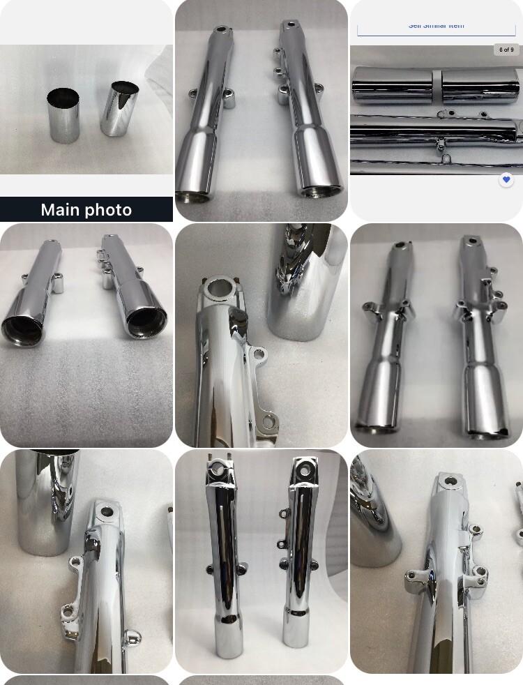 HARLEY FAT BOY SOFTAIL CHROME FORK & COVERS 2000 -06