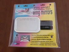 CIPA PWC Sport Universal Water Boat Jet Ski 3.5" x 5.375" Wing Mirror - White
