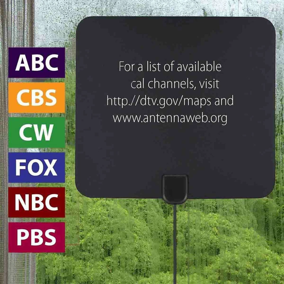 Nueva antena de TV digital de canal local interior 4K 1080P HD de 5600 millas de alcance Foto 3 de 4