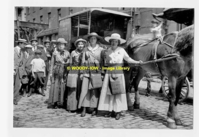 rp04432 - Suffragetten von Pferd und Wagen - Druck 6x4
