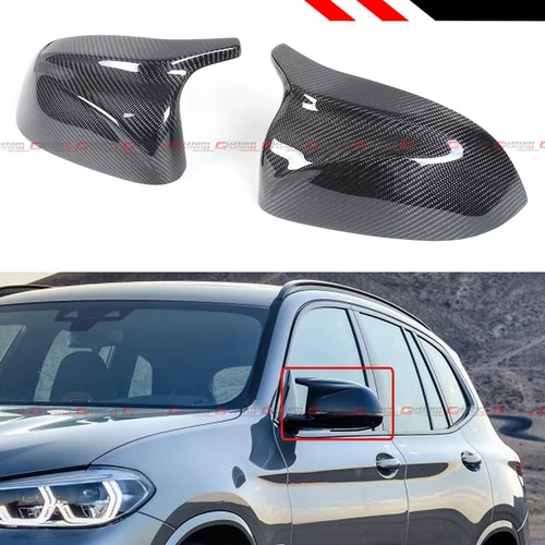 For 2019-25 BMW X3 X4 X5 X6 X7 G02 G01 G05 G06 M Carbon Fiber Mirror Covers Caps