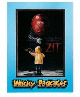 2018 WACKY PACKAGES GO TO THE MOVIES COLLECTOR HOBBY BLUE PATCH