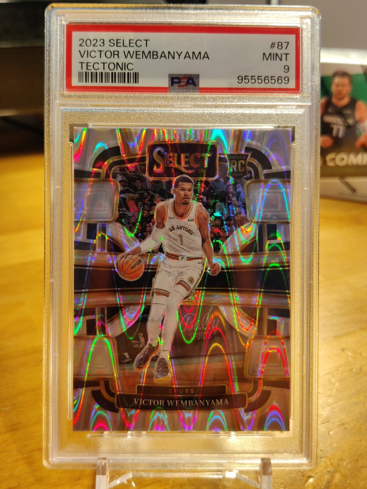 VICTOR WEMBANYAMA 2023 SELECT TECTONIC PRIZM RC #87 PSA 9 MINT! SPURS FRANCE! *.