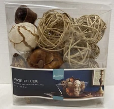 18 Decorative Vase Centerpiece Bowl Filler Orb Sphere Ball Natural Wicker Rattan