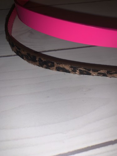 The Children’s Place 2 Girls Belts in Hot Pink and Leopard in Size 8 to 14 - Picture 4 of 4