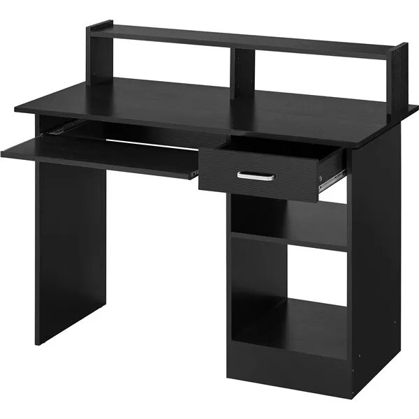 Office Computer Desk w Drawers Storage Shelves Keyboard Tray for