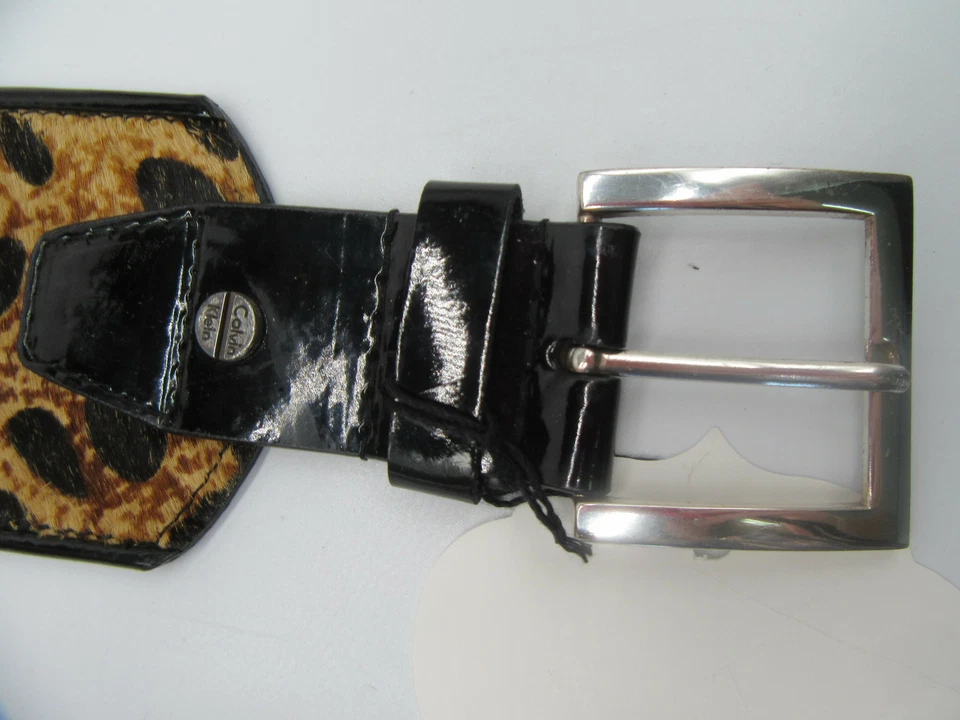 Cinturón de cuero con estampado animal de crin de caballo CALVIN KLEIN talla mediana Foto 2 de 4