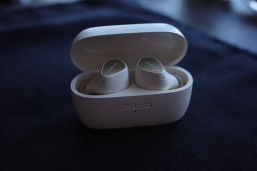 [Wie Ist] Jabra Elite 3 Bluetooth Ohrhörer Elfenbein Cremeweiß RECHTER KOPFHÖRER UND LADEGERÄT