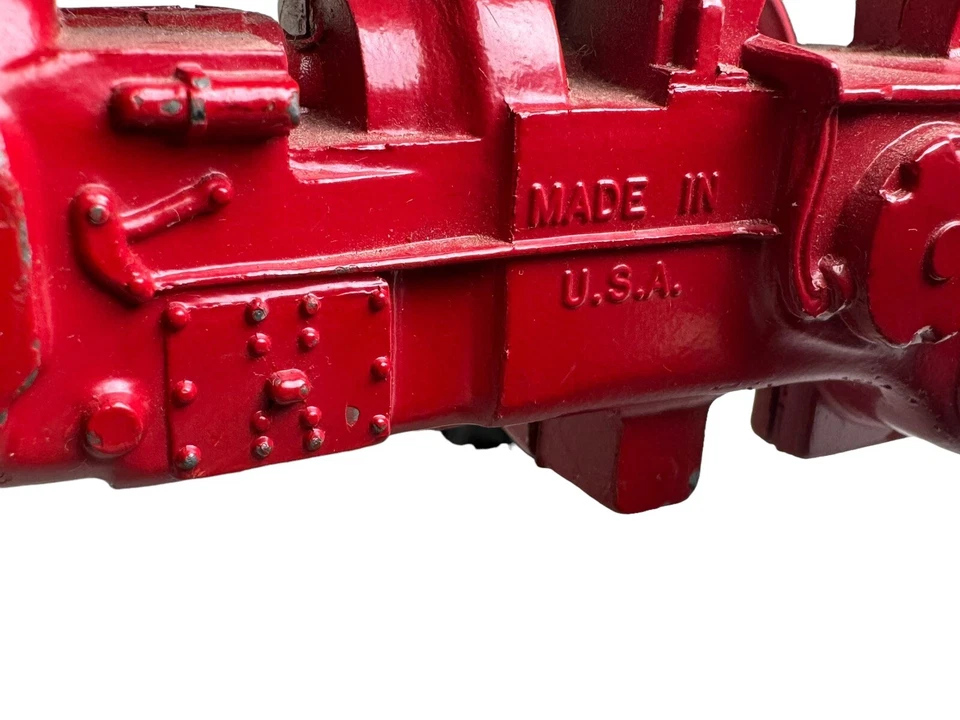 TRACTOR FARMALL 560 DE COLECCIÓN 2 puntos enganche rápido llantas de metal 1/16 1958 hecho en EE. UU. Foto 4 de 4