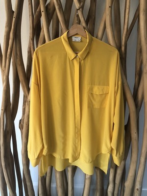 dkny silk blouse