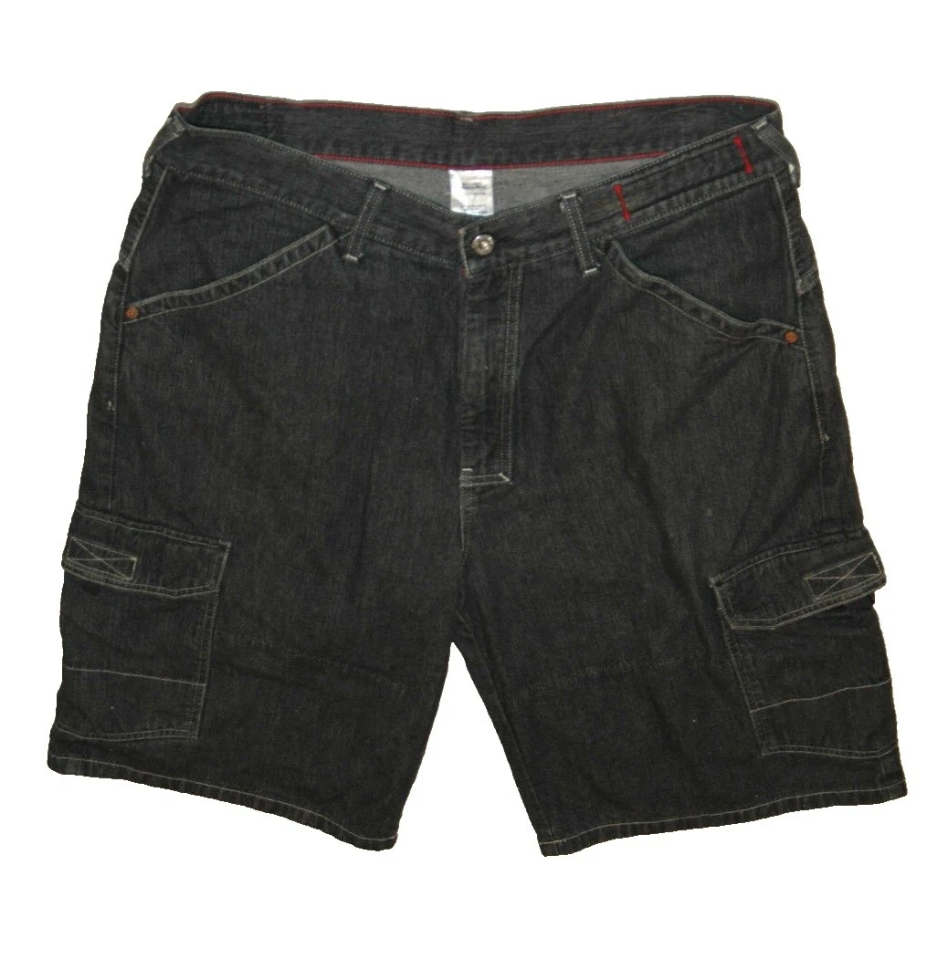 GUESS Black Cotton Shorts for Men