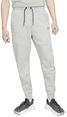 Nike Sportswear Men's Tech Fleece Joggers Heather Grey Size L DD4706-010 New
