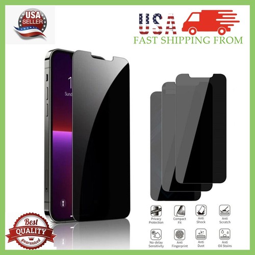 Privacy Tempered Glass Screen Protector for iPhone 16/ 16 Pro 16Plus/ 16 Pro Max - Photo 48 sur 48