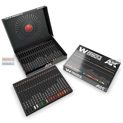 AKI010047 AK Interactive Weathering Pencils Deluxe Edition Box (37 colors)
