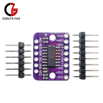 MCP3424 ADC-4 Channel Programmable Gain Amplifier A/D For Raspberry Pi