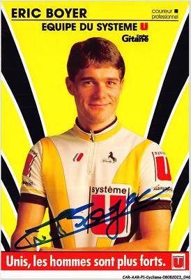 CAR-AARP1-0026 - RADSPORT - Eric BOYER - SYSTEM TEAM.ORIGINAL AUTOGRAMM