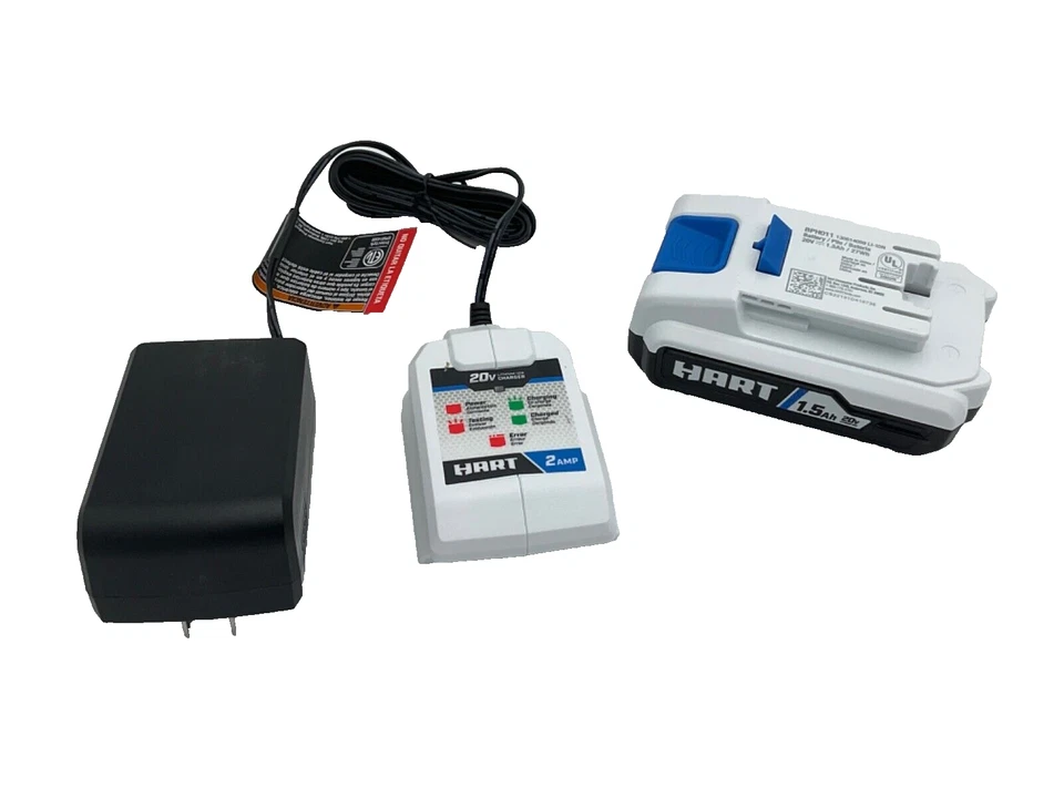 Bocina de tren de perforación Hart 20V 4 trompetas de aire negras QUAD con batería + cargador Foto 4 de 4