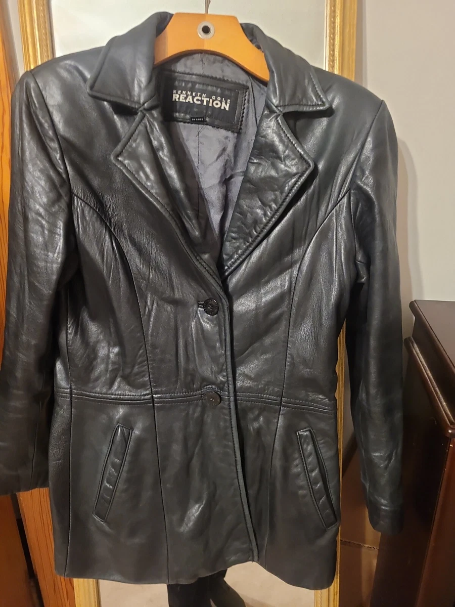 kenneth cole reaction Womens Leather Jacket