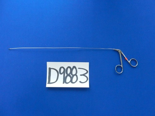 D9883 Storz Surgical Semi Rigid Right Opening Cup Forceps 33cm Long 10338X - Afbeelding 1 van 3