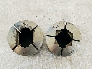 Lot of 2 Specialty 3/16" Emergency 3J Round Square Collet USA External Threads