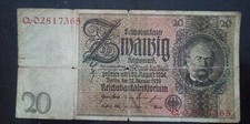 Germany 20 Mark 1924 1929