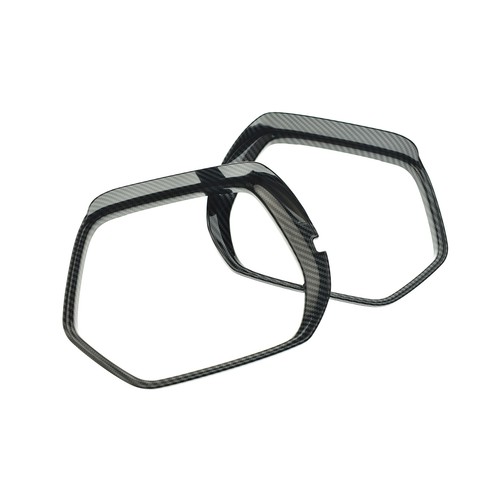2Pcs Carbon Fiber Rear View Mirror Frame Trim Cover For HONDA CR-V CRV 2017-2022 - Picture 2 of 6