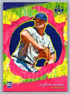 2022 Panini Diamond Kings  Baseball #146 Aaron Ashby RC Milwaukee Brewers