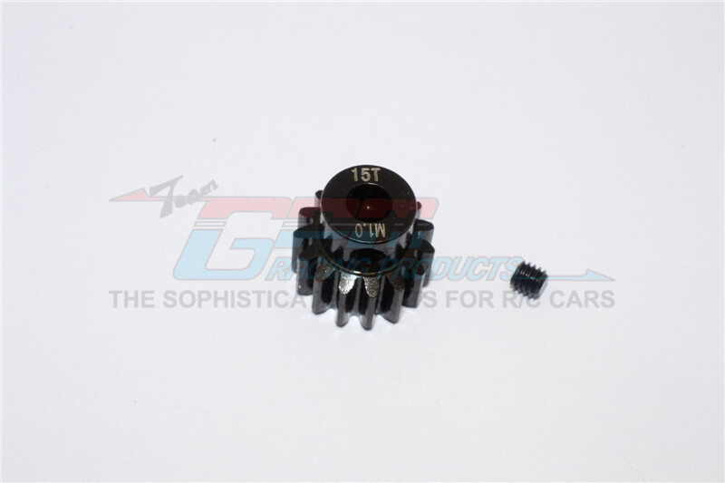 Gpm-Txm015Ts-Bk X-Maxx 6S Steel Motor Pinion (15T) - 1Pc