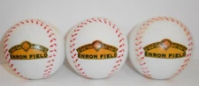 ENRON FIELD RUBBER BASEBALL BALL SET OF 3 BALLS "RARE"