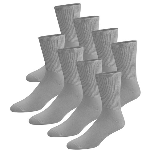Thin Combed Cotton Diabetic Socks, Loose, Non-Binding Low-Crew Socks (Size 7-11) - Picture 14 of 30