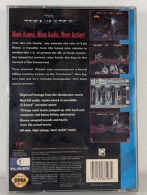 The Terminator (Sega CD, 1993) Complete & Tested - Reg. Card & Styrofoam