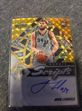 2021-22 Jock Landale Auto Panini Prizm RC  GOLD Rookie Scripts Autographs