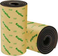 2 Pack High Density Self-Adhesive Sound Insulation Acoustic Closed Cell Foam,...