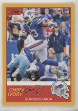 2019 Score Gold Chris Ivory #124 07kf