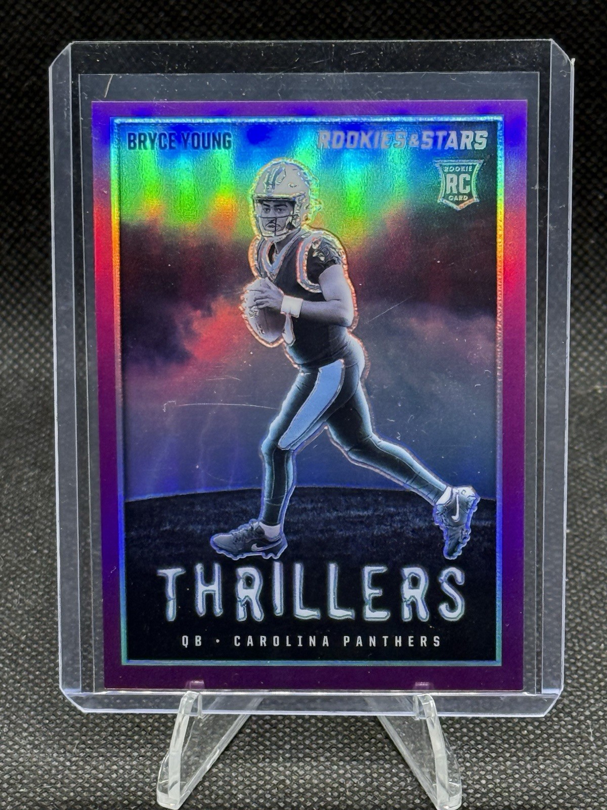 2023 Panini Rookies & Stars - Thrillers Bryce Young #TH-5 Purple Prizm /35 (RC)