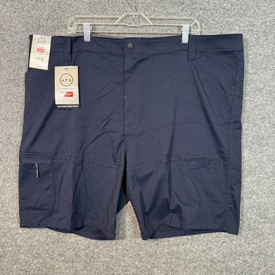 Wrangler ATG Shorts Mens 46 Blue All Terrain Gear Stretch Cargo Shorts NEW