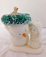 Dept 56 Snowbabies Peace Make this Nest Home 4" snowman figurine 2019 bpxed