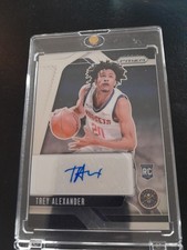 TREY ALEXANDER 2024/25 PANINI PRIZM AUTO ROOKIE CARD