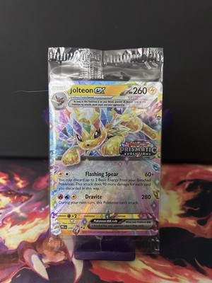 *SEALED* JOLTEON ex 030/131 Surprise Box Stamped ~ Pokemon: Prismatic Evolutions