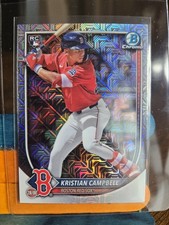 2025 Bowman Chrome - Kristian Campbell #58 Mega Box Mojo Refractor (RC)