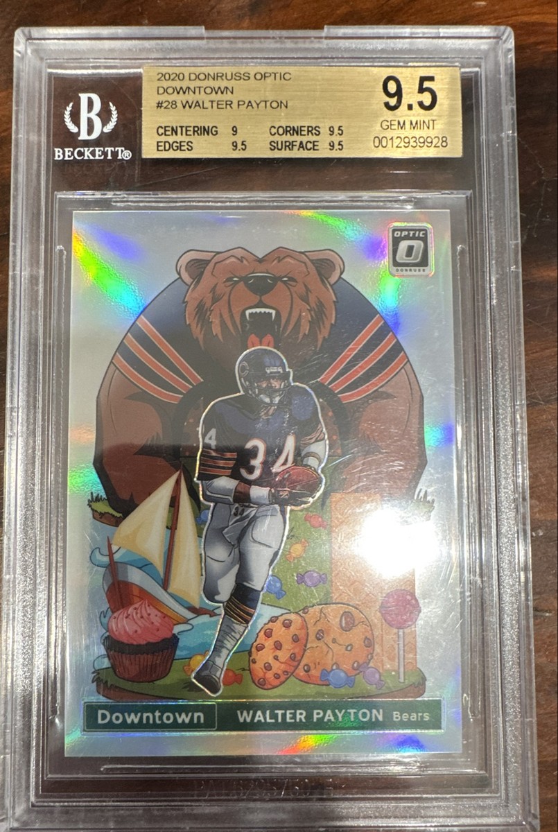 2020 Panini Donruss Optic - Downtown Walter Payton #DT-28 Beckett