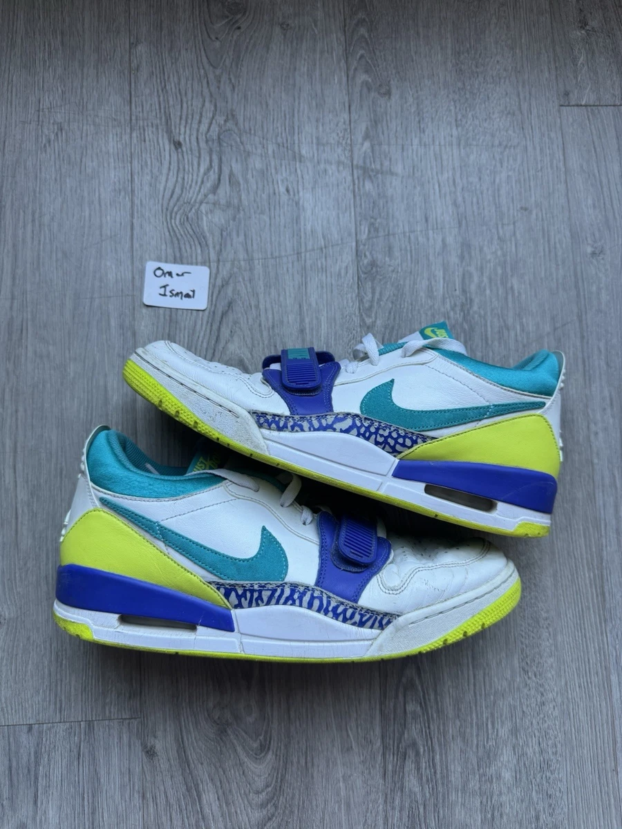 Just Don x Jordan Legacy 312 Low Neon Aquamarine for Sale