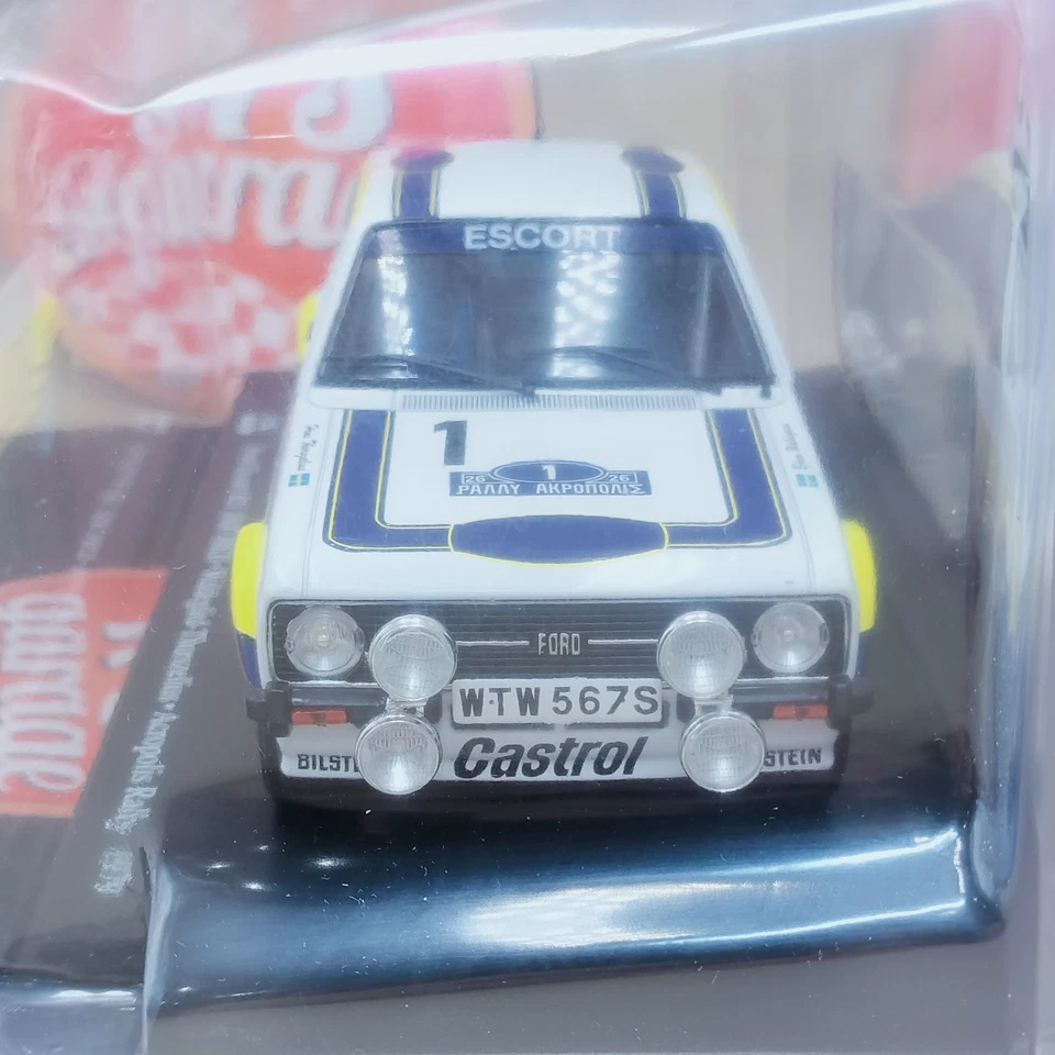 deagostini 1/24 Ford Escort RS 1800 MKII Thorszelius Acropolis Rally 1979 - Image 3 of 4
