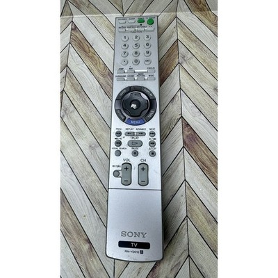 Sony TV Remote Control Silver RM-YD010 Multi-Function OEM Replacement