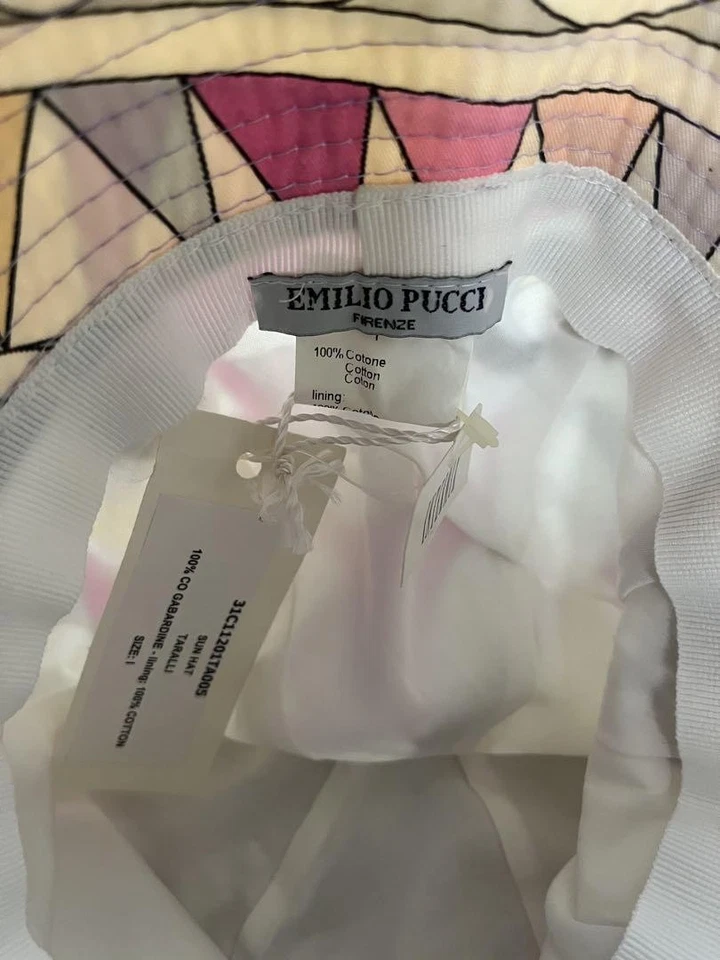 Sombrero cubo de algodón estampado geométrico EMILIO PUCCI, multicolor talla 1 para mujer  Foto 3 de 4